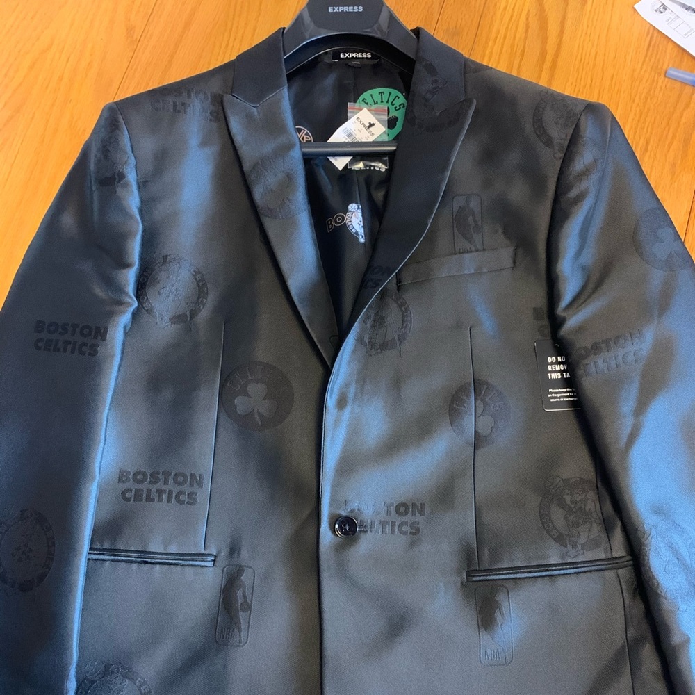 Express Boston Celtics NBA Suit Jacket - NEW 42R🔥